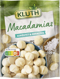 KLUTH macadamias, geröstet + gesalzen 100g
