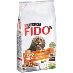 FIDO croquettes pour chien Senior+7 ans viandes/légumes: le sac de 3kg