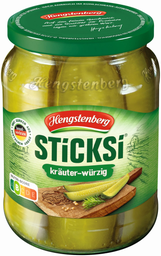 HENGSTENBERG Sticksi Gurkenviertel Kräuter-Würzig 360g