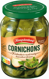 HENGSTENBERG Cornichons Mit Kräutern 190g