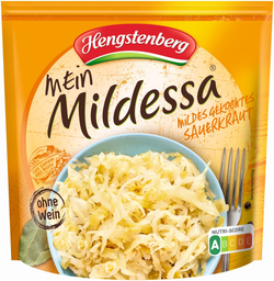 HENGSTENBERG Mein Mildessa Chucrute Suave, Cozinhado e Temperado 150 g