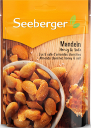 SEEBERGER Amêndoas peladas doce e salgado 80 g