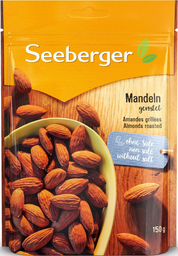 SEEBERGER Amêndoas torradas sem sal adicionado 150 g
