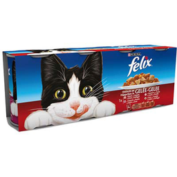 FELIX 4X1/2 Emince Gelee Savoureuse 4x100g