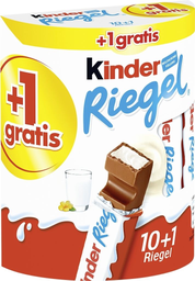 KINDER Ferrero limited riegel 10 + 1 231g, display, 224 pcs