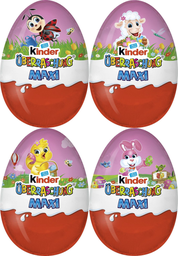 KINDER Ferrero easter - überraschung maxi rosa-ei 100g, display, 144 pcs