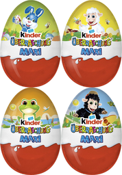 KINDER Ferrero easter - überraschung maxi classic 100g, display, 144 pcs
