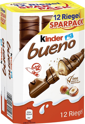 KINDER Ferrero limited bueno 12 riegel sparpack 258g, display, 96 pcs