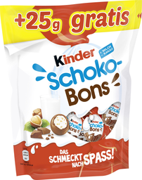 KINDER Ferrero limited schoko-bons + 25g, display, 144 pcs 200g