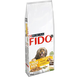 FIDO croquettes pour chien adulte poulet/légumes: le sac de 15kg