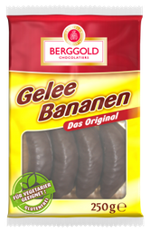 BERGGOLD Gelatinas de Banana com Chocolate 250 g