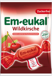 EM-EUKAL Caramelos Wildkirsche Zuckerfrei 75 g