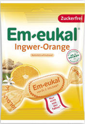 EM-EUKAL Caramelos Jengibre Naranja Sin Azúcar 75 g