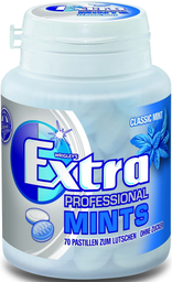 EXTRA Wrigley professional mints classic dose, 70 mints 77g