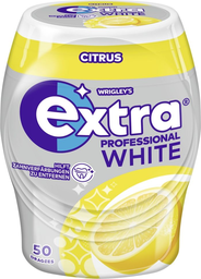 EXTRA Wrigley professional white citrus dose, 50 dragees 70g