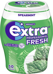 EXTRA Wrigley professional fresh spearmint dose, 50 dragees 70g