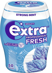 EXTRA Wrigley professional fresh strong mint dose, 50 dragees 70g
