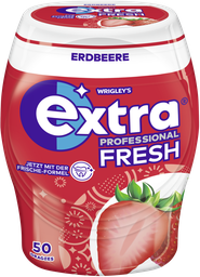 EXTRA Wrigley professional fresh erdbeere dose, 50 dragees 70g