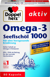 DOPPELHERZ Omega-3 Seefischöl 80 Kapseln