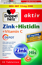 DOPPELHERZ Zink + Histidin 30 Tabletten 1pcs