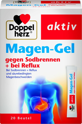 DOPPELHERZ Magen-Gel Gegen Sodbrennen + Bei Reflux 20 Beutel