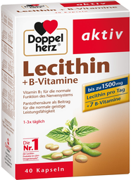 DOPPELHERZ Lecithin + B-Vitamine 40 Kapseln