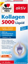 DOPPELHERZ Kollagen 5000 Liquid 14 Sticks
