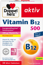 DOPPELHERZ Vitamin B12 500 µg 30 Tabletten