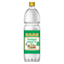SAAS Vinagre de álcool branco cristal 6° 100 cl