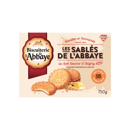 BISCUITERIE DE L'ABBAYE Biscuits Sablés au beurre BISCUITERIE DE L'ABBAYE