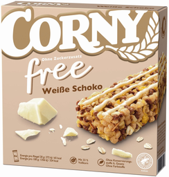 CORNY Barritas de Cereales Free Chocolate Blanco 120 g