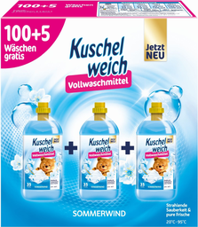 KUSCHELWEICH vollwaschmittel sommerwind 105Wl 5775ml