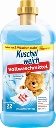 KUSCHELWEICH Vollwaschmittel Sommerwind Flüssig 22Wl 1100 ml
