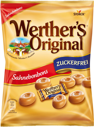 WERTHERS ORIGINAL Storck werther's original klassische sahnebonbons zuckerfrei 70g