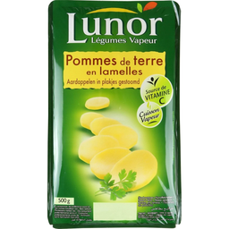 LUNOR Pommes de terre en lamelles — la barquette de 500g