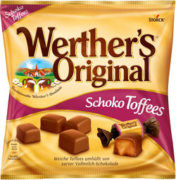 WERTHERS ORIGINAL Storck werther's original schokoladen toffee 180g