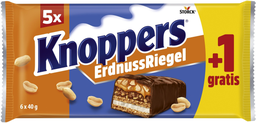 KNOPPERS Storck limited erdnussriegel 5+1 240g