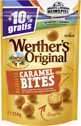 WERTHERS ORIGINAL Storck limited werther's original caramel bites crunchy 154g