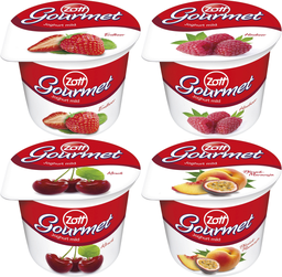 ZOTT gourmet (3,5 % fett) sortierung 125g, 20 pcs