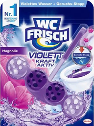 WC FRISCH Kraft-Aktiv Violettspüler Magnolie 50 g