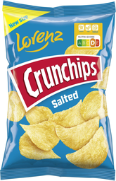 LORENZ crunchips salted 150g, 10 pcs