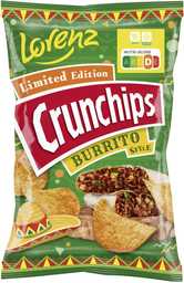 LORENZ limited crunch burrito 130g, 10 pcs