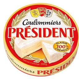PRESIDENT Coulommiers de leite pasteurizado 350 g