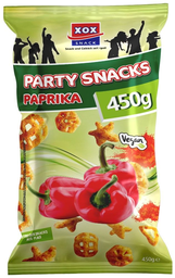 XOX party snacks paprika 450g