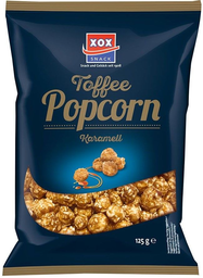 XOX popcorn toffee-karamell 125g