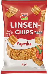 XOX linsenchips paprika 90g