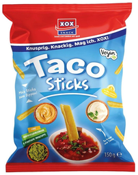 Xox Taco Sticks Salz 150 g
