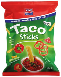 Xox Taco Sticks Paprika 150 g