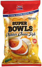 Xox Super Bowls Cheddar Cheese Style 450 g