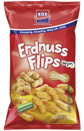 Xox Erdnuss Flips 200 g